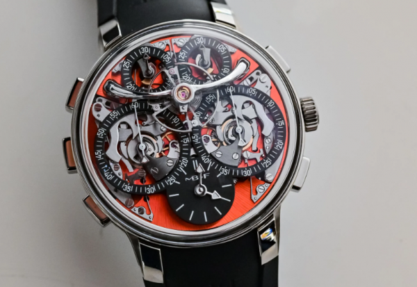 Chronograph dengan tampilan chronograph terpisah